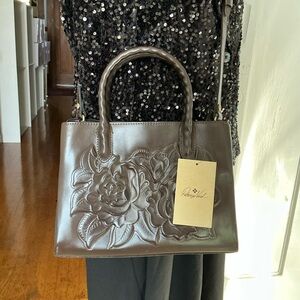 Patricia Nash Genovese Medium Leather Top Handle Bag NWT $269
